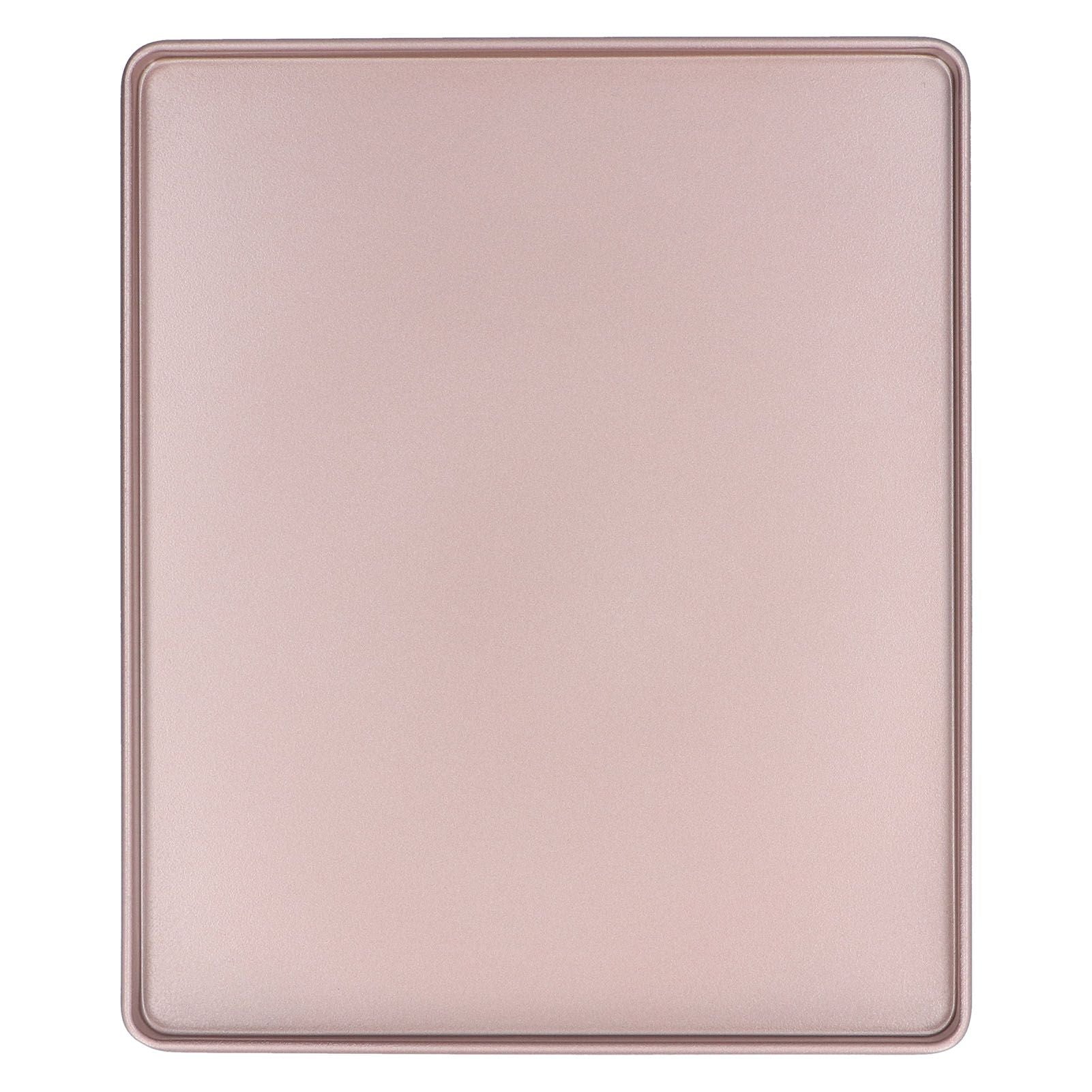 Multifunctional Baking Pan Rose Gold Non Stick Pizza Bread Bakeware Carbon Steel Rectangle Baking Tray V1294-YM0523-3118210308611