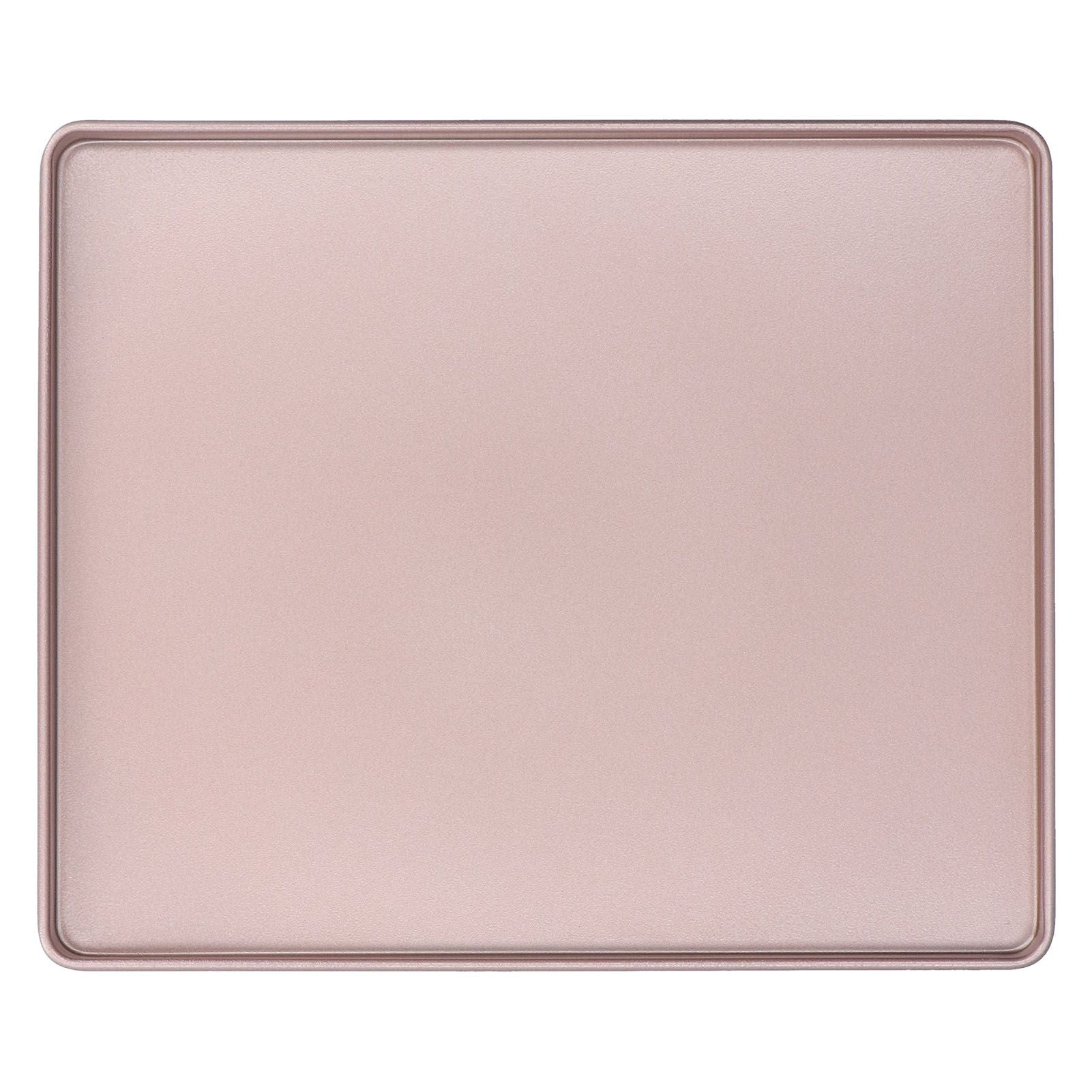 Multifunctional Baking Pan Rose Gold Non Stick Pizza Bread Bakeware Carbon Steel Rectangle Baking Tray V1294-YM0523-3118210308611
