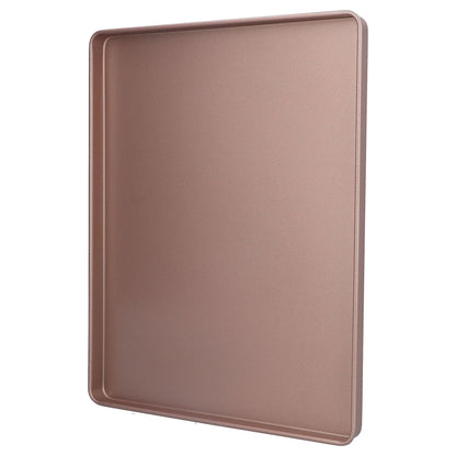 Multifunctional Baking Pan Rose Gold Non Stick Pizza Bread Bakeware Carbon Steel Rectangle Baking Tray V1294-YM0523-3118210308611
