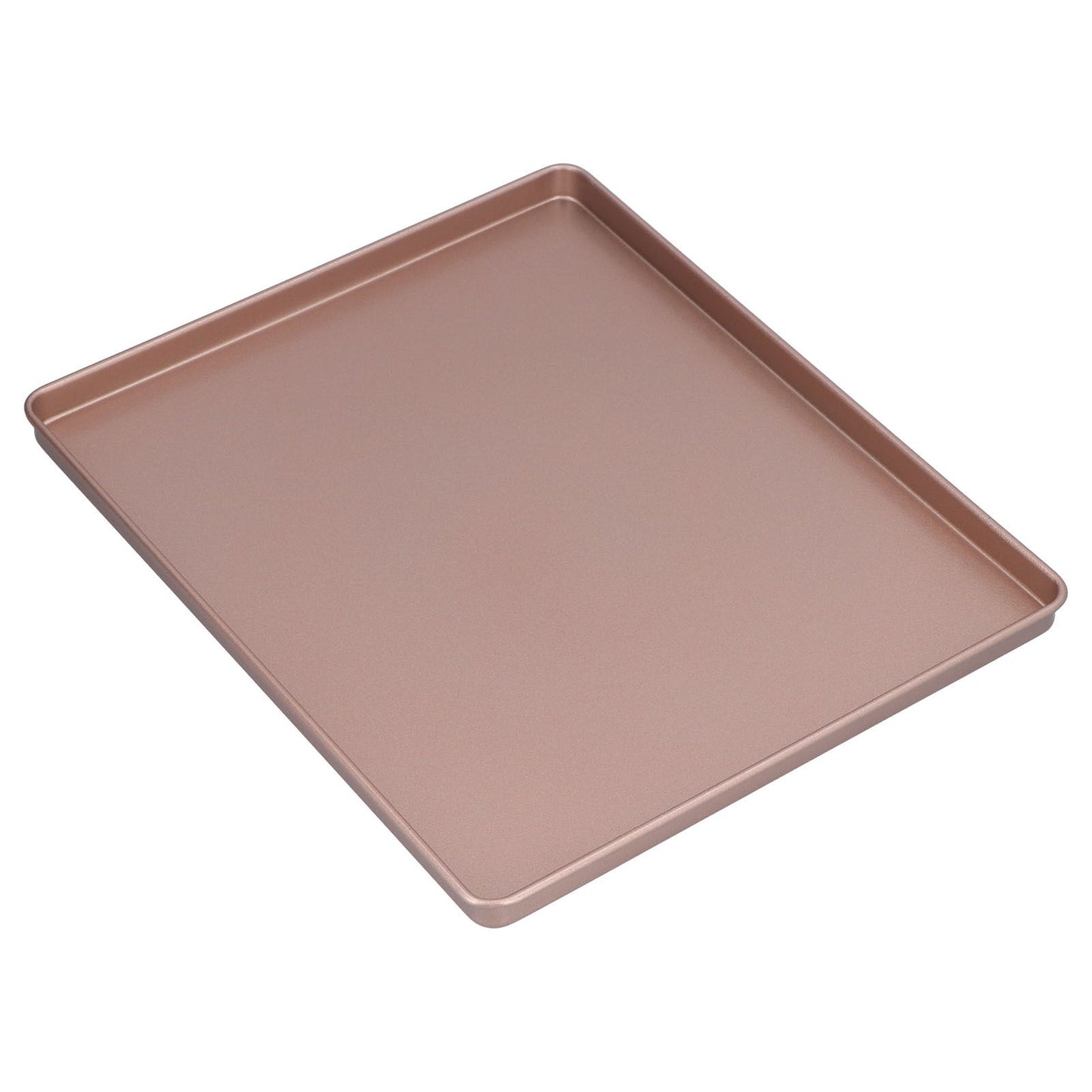 Multifunctional Baking Pan Rose Gold Non Stick Pizza Bread Bakeware Carbon Steel Rectangle Baking Tray V1294-YM0523-3118210308611