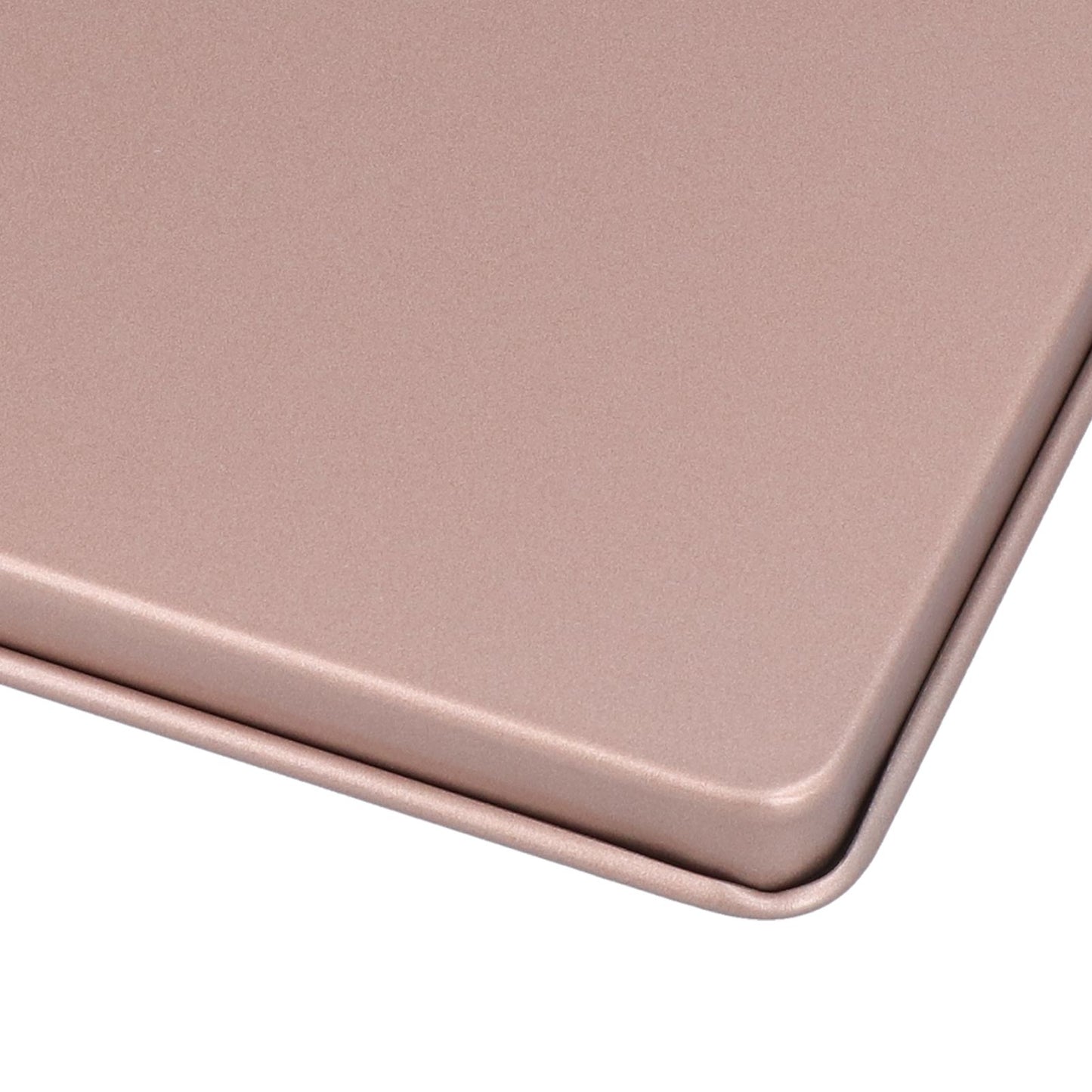 Multifunctional Baking Pan Rose Gold Non Stick Pizza Bread Bakeware Carbon Steel Rectangle Baking Tray V1294-YM0523-3118210308611