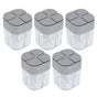 5pcs 4 in 1 Spice Container Seasoning Spice Shaker with Sealed Lid for Home Restaurant Kitchen V1294-YM0523-3118210309411