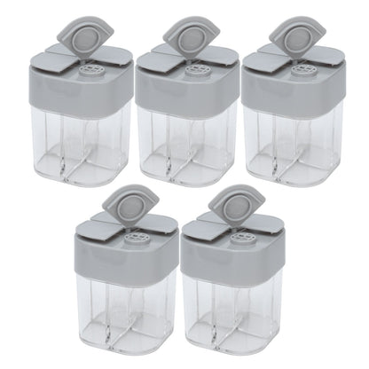 5pcs 4 in 1 Spice Container Seasoning Spice Shaker with Sealed Lid for Home Restaurant Kitchen V1294-YM0523-3118210309411