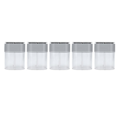 5pcs 4 in 1 Spice Container Seasoning Spice Shaker with Sealed Lid for Home Restaurant Kitchen V1294-YM0523-3118210309411
