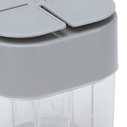 5pcs 4 in 1 Spice Container Seasoning Spice Shaker with Sealed Lid for Home Restaurant Kitchen V1294-YM0523-3118210309411