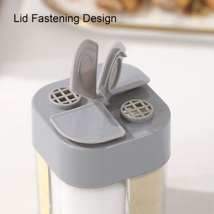 5pcs 4 in 1 Spice Container Seasoning Spice Shaker with Sealed Lid for Home Restaurant Kitchen V1294-YM0523-3118210309411
