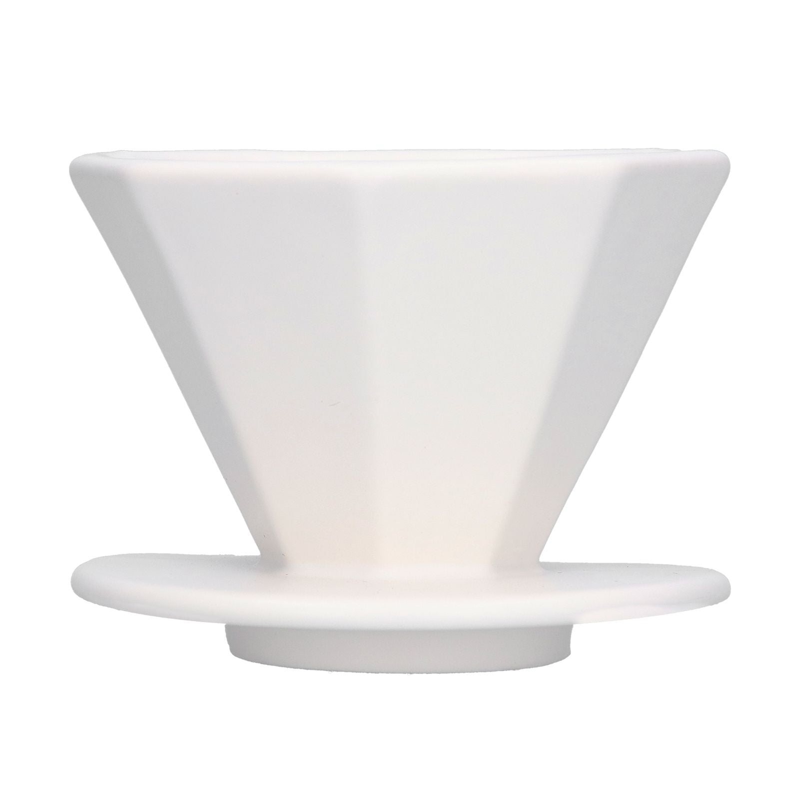 Coffee Dripper Ceramic Convenient Reliable Exquisite Portable Size Simple Design Pour Over Coffee DripperWhite V1294-YM0523-3118210311111