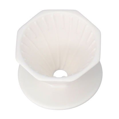 Coffee Dripper Ceramic Convenient Reliable Exquisite Portable Size Simple Design Pour Over Coffee DripperWhite V1294-YM0523-3118210311111