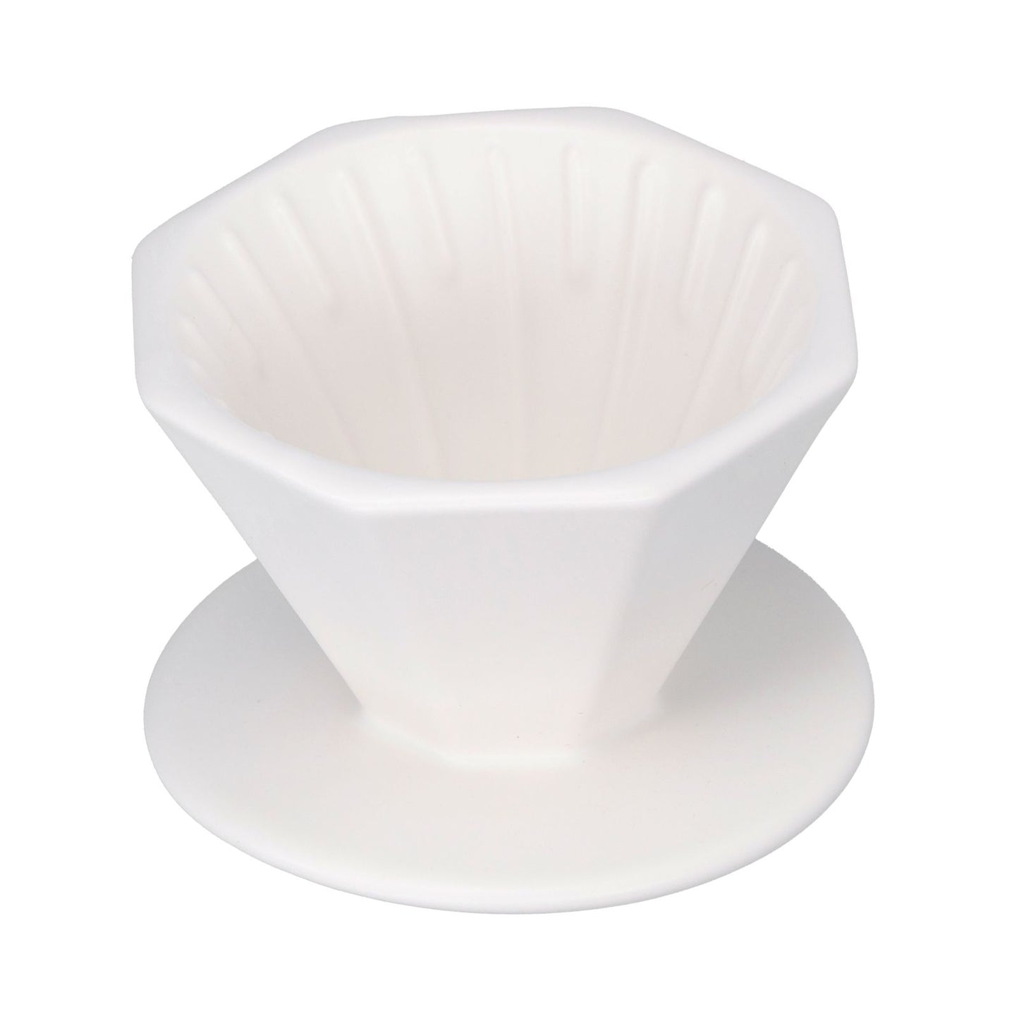 Coffee Dripper Ceramic Convenient Reliable Exquisite Portable Size Simple Design Pour Over Coffee DripperWhite V1294-YM0523-3118210311111