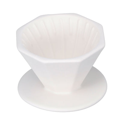Coffee Dripper Ceramic Convenient Reliable Exquisite Portable Size Simple Design Pour Over Coffee DripperWhite V1294-YM0523-3118210311111