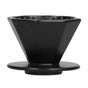 Coffee Dripper Ceramic Convenient Reliable Exquisite Portable Size Simple Design Pour Over Coffee DripperBlack V1294-YM0523-3118210311112