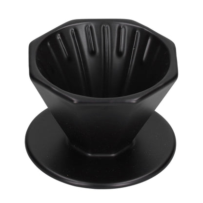 Coffee Dripper Ceramic Convenient Reliable Exquisite Portable Size Simple Design Pour Over Coffee DripperBlack V1294-YM0523-3118210311112