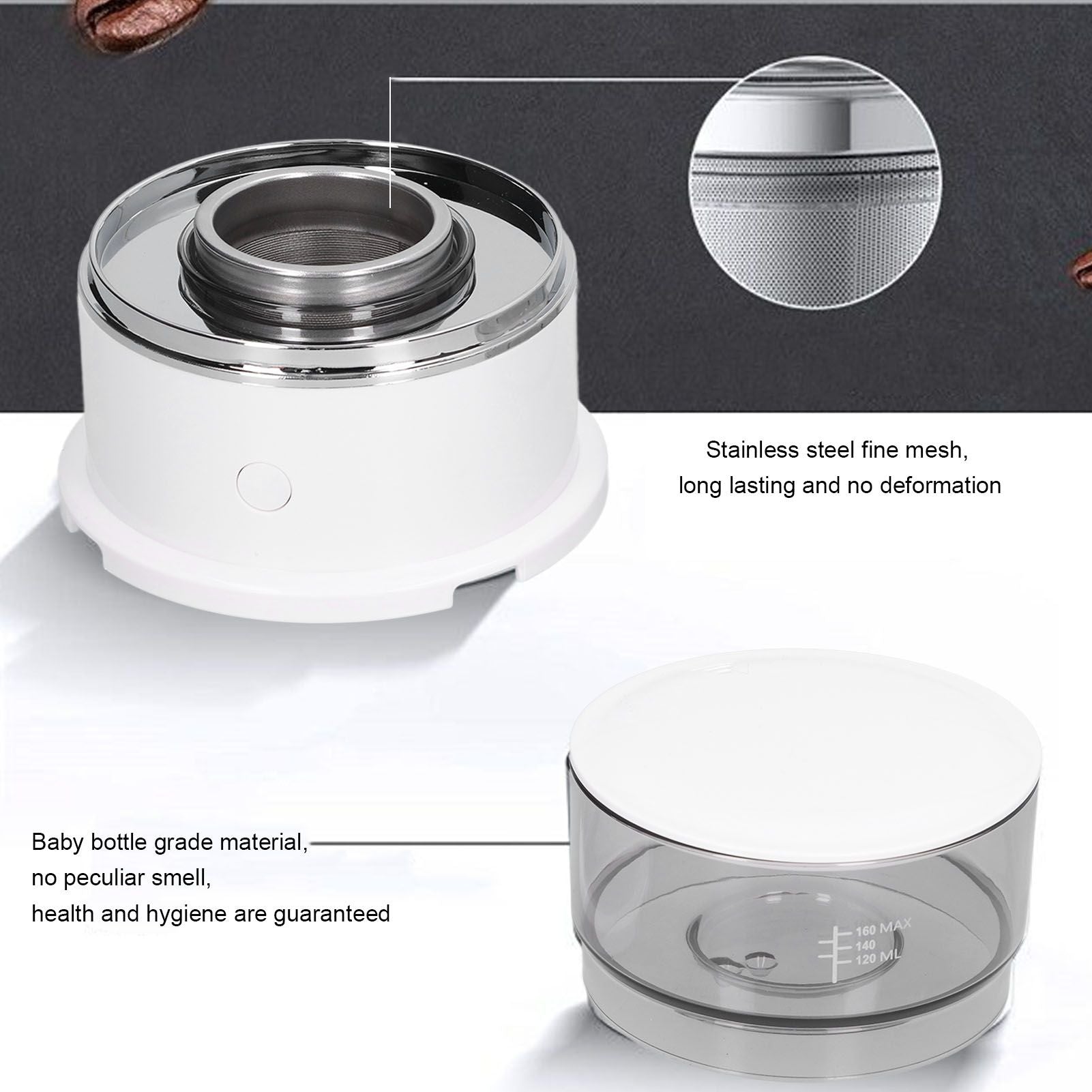 Smart Automatic Hand Coffee Machine Mini Portable Drip Coffee Pot Outdoor Coffee Maker V1294-YM0523-3118210316311