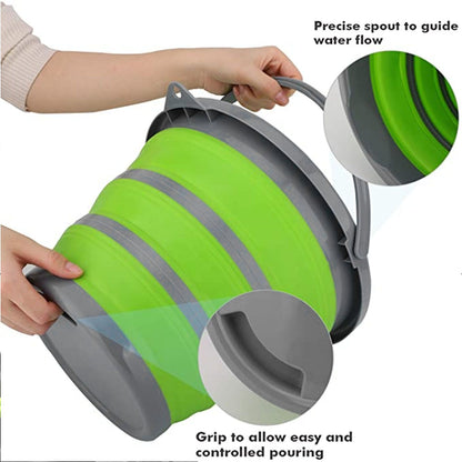 Collapsible Bucket 5L Large Capacity Multifunctional Nontoxic Ordorless Eco Friendly Folding Bucket V1294-YM0523-3118210316511