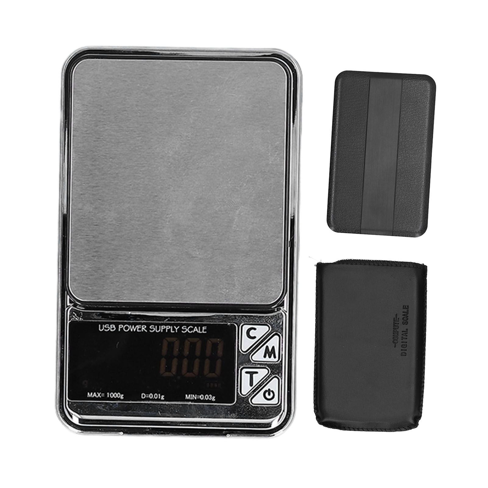 Electronic Scale LCD Display High Accuracy Lightweight Portable Stainless Steel Jewelry Scale V1294-YM0523-3118210317011