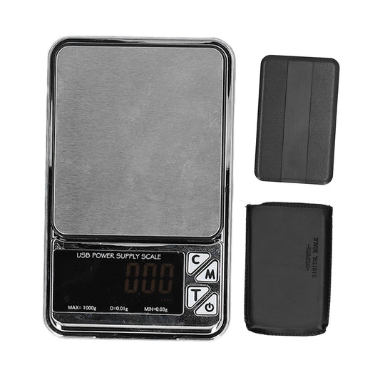 Electronic Scale LCD Display High Accuracy Lightweight Portable Stainless Steel Jewelry Scale V1294-YM0523-3118210317011