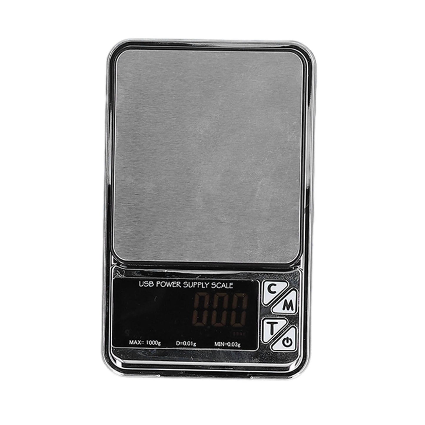 Electronic Scale LCD Display High Accuracy Lightweight Portable Stainless Steel Jewelry Scale V1294-YM0523-3118210317011