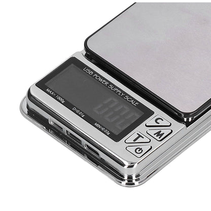 Electronic Scale LCD Display High Accuracy Lightweight Portable Stainless Steel Jewelry Scale V1294-YM0523-3118210317011