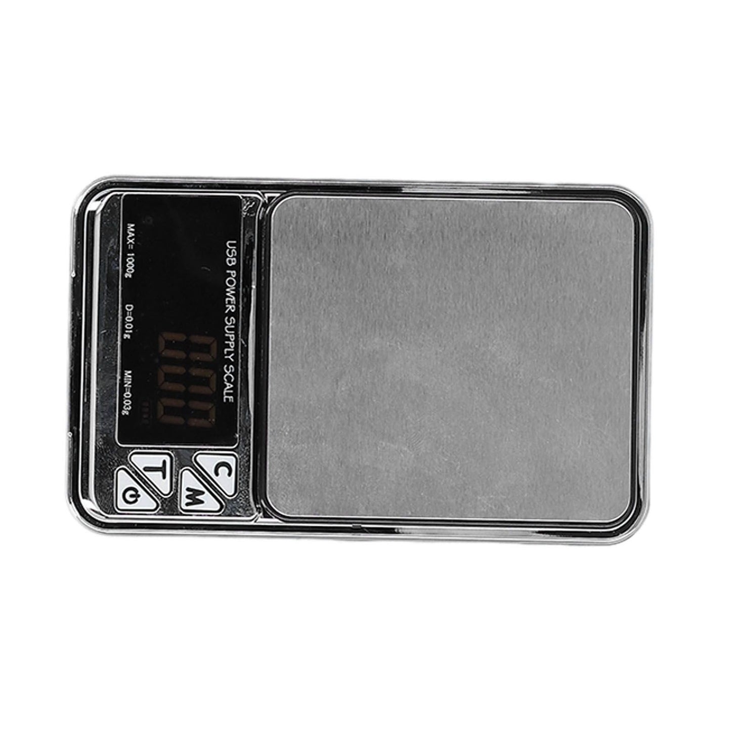 Electronic Scale LCD Display High Accuracy Lightweight Portable Stainless Steel Jewelry Scale V1294-YM0523-3118210317011