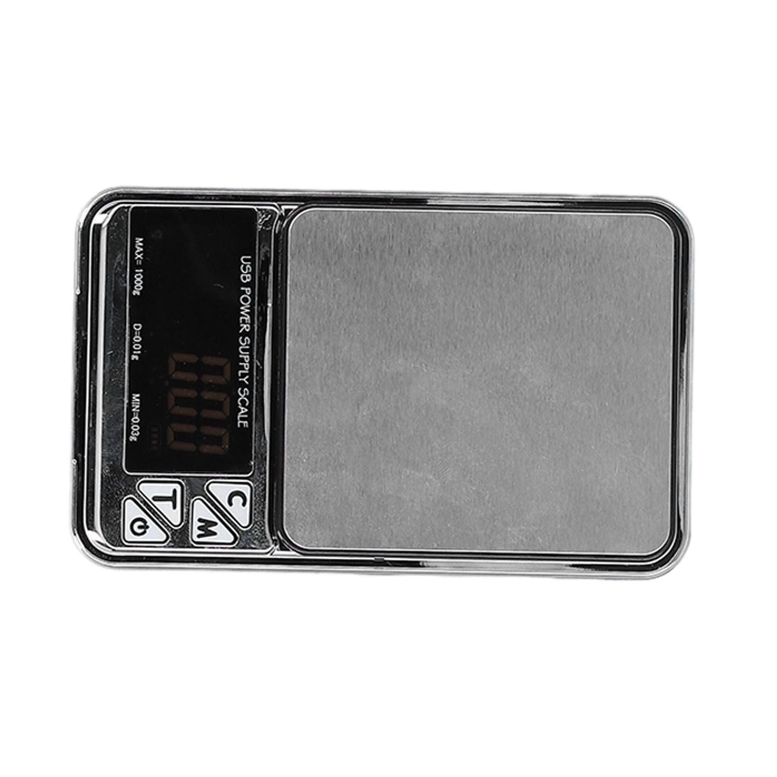 Electronic Scale LCD Display High Accuracy Lightweight Portable Stainless Steel Jewelry Scale V1294-YM0523-3118210317011