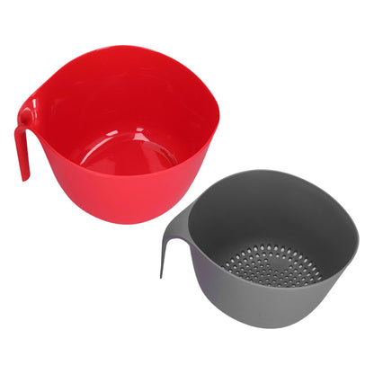 Plastic Strainer 2 in 1 Double Layer Detachable Large Capacity High Durability Nontoxic Food Strainer V1294-YM0523-3118210317211
