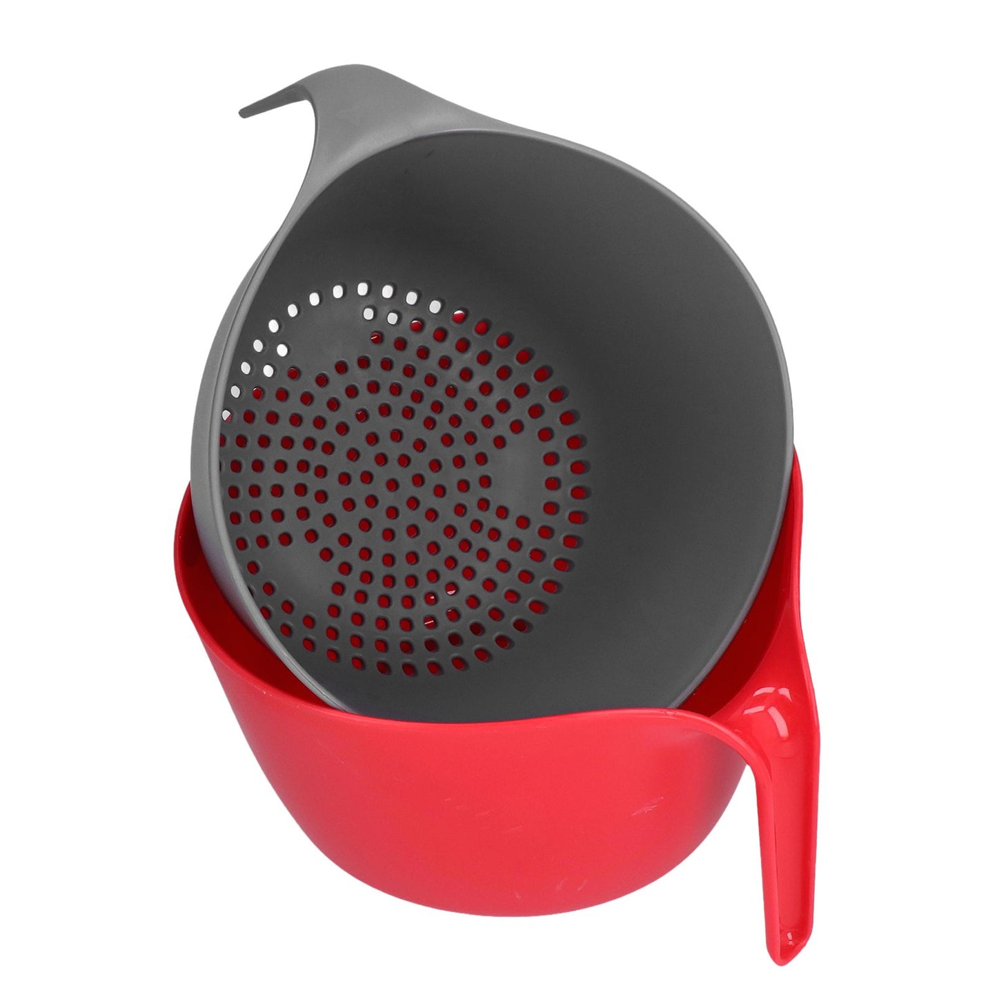 Plastic Strainer 2 in 1 Double Layer Detachable Large Capacity High Durability Nontoxic Food Strainer V1294-YM0523-3118210317211