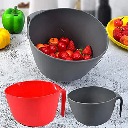 Plastic Strainer 2 in 1 Double Layer Detachable Large Capacity High Durability Nontoxic Food Strainer V1294-YM0523-3118210317211