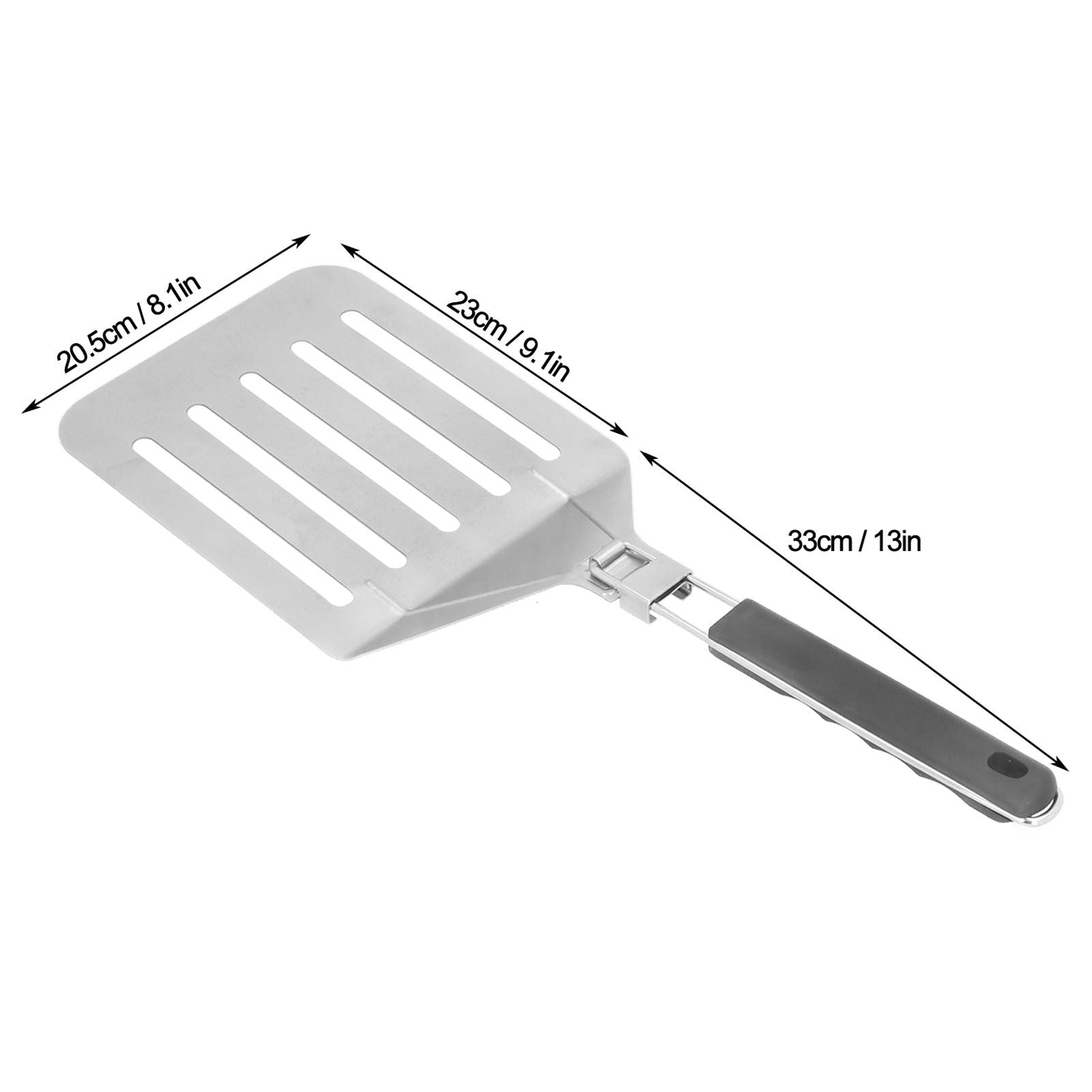 Pizza Peel Shovel Spatula Paddle Stainless Steel Foldable Slotted Transfer Pastry Tools Large V1294-YM0523-3118210317711
