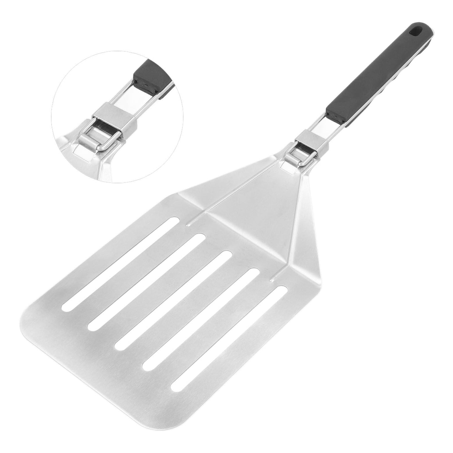 Pizza Peel Shovel Spatula Paddle Stainless Steel Foldable Slotted Transfer Pastry Tools Large V1294-YM0523-3118210317711