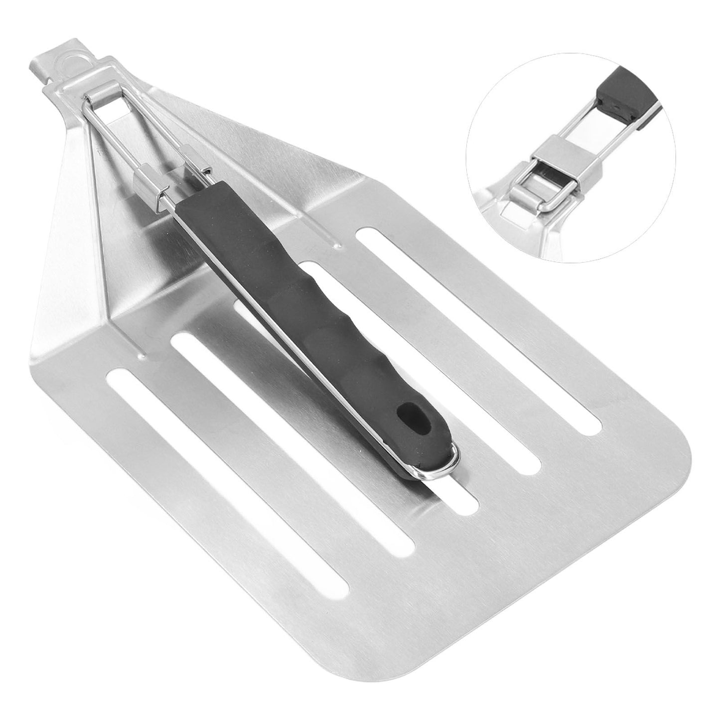 Pizza Peel Shovel Spatula Paddle Stainless Steel Foldable Slotted Transfer Pastry Tools Large V1294-YM0523-3118210317711