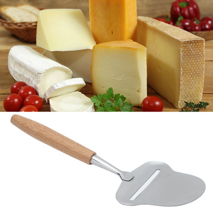 Wood Handle Cheese Spatula Stainless Steel Adjustable Thickness Cheese Planer for Semi Hard Cheese V1294-YM0523-3118210317911