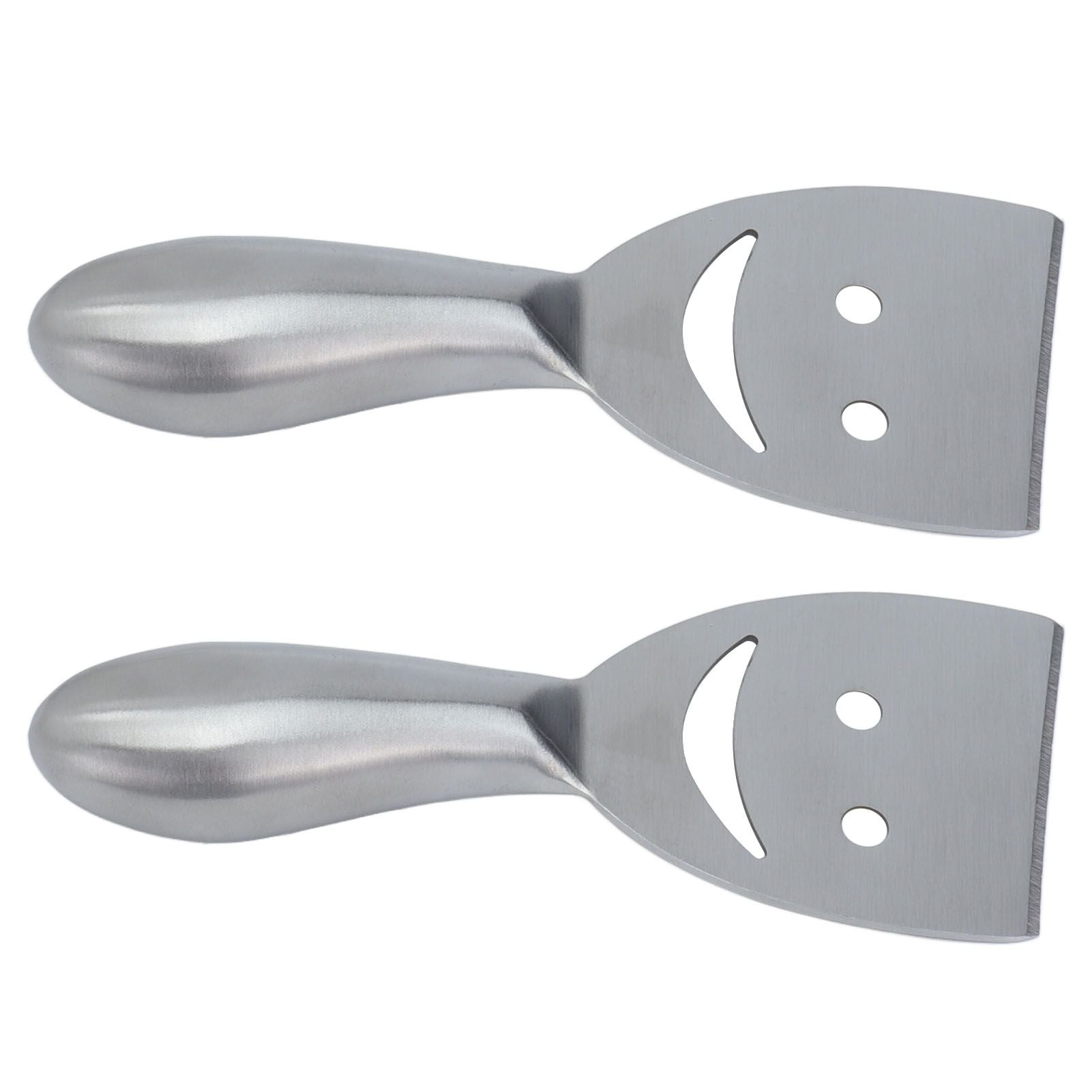 2pcs Cheese Plane Multifunctional Stainless Steel Smile Style Cheese Shaver for Kitchen Baking V1294-YM0523-3118210318111