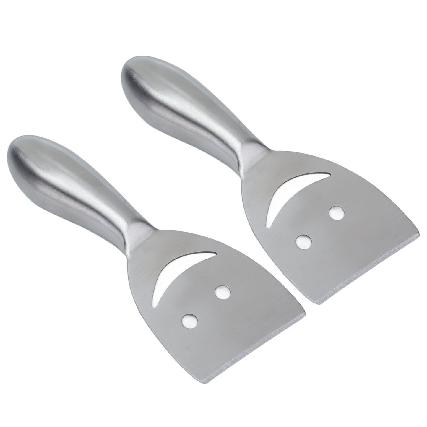 2pcs Cheese Plane Multifunctional Stainless Steel Smile Style Cheese Shaver for Kitchen Baking V1294-YM0523-3118210318111