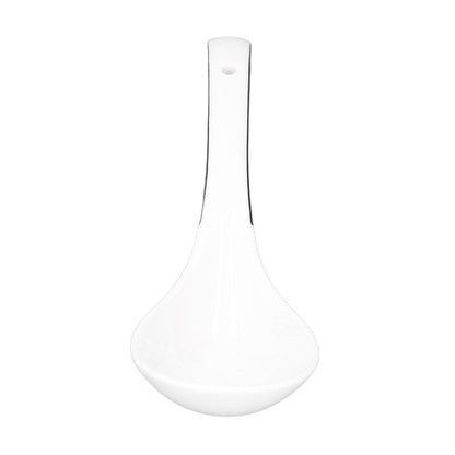 Large Porcelain Spoon White Multipurpose Long Handle Ceramic Porridge Spoon for Home Restaurant V1294-YM0523-3118210318411