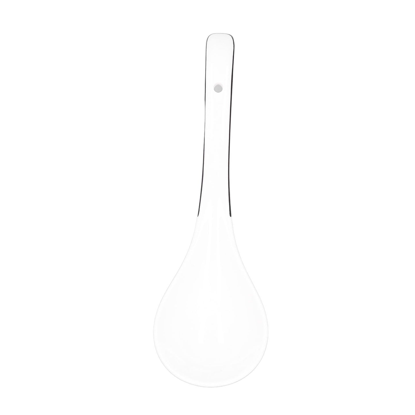 Large Porcelain Spoon White Multipurpose Long Handle Ceramic Porridge Spoon for Home Restaurant V1294-YM0523-3118210318411