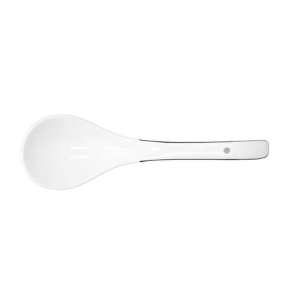 Large Porcelain Spoon White Multipurpose Long Handle Ceramic Porridge Spoon for Home Restaurant V1294-YM0523-3118210318411