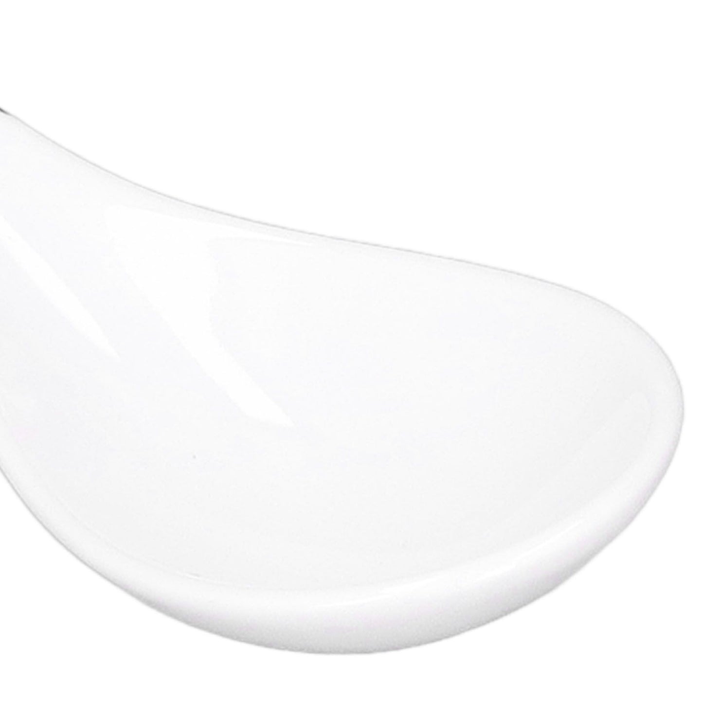 4PCS White Ceramic Spoon Coffee Scoop Dessert Ice Cream Scoop Tableware Spoon for Kitchen V1294-YM0523-3118210318711