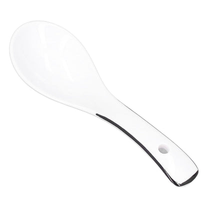 4PCS White Ceramic Spoon Coffee Scoop Dessert Ice Cream Scoop Tableware Spoon for Kitchen V1294-YM0523-3118210318711