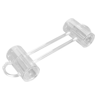 Beer Mug Siamese Anti Drop Exquisite Ergonomics Handle Glass Beer Stein with Connection Tubes for KTV Bar V1294-YM0523-3118210319111