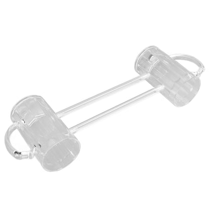 Beer Mug Siamese Anti Drop Exquisite Ergonomics Handle Glass Beer Stein with Connection Tubes for KTV Bar V1294-YM0523-3118210319111