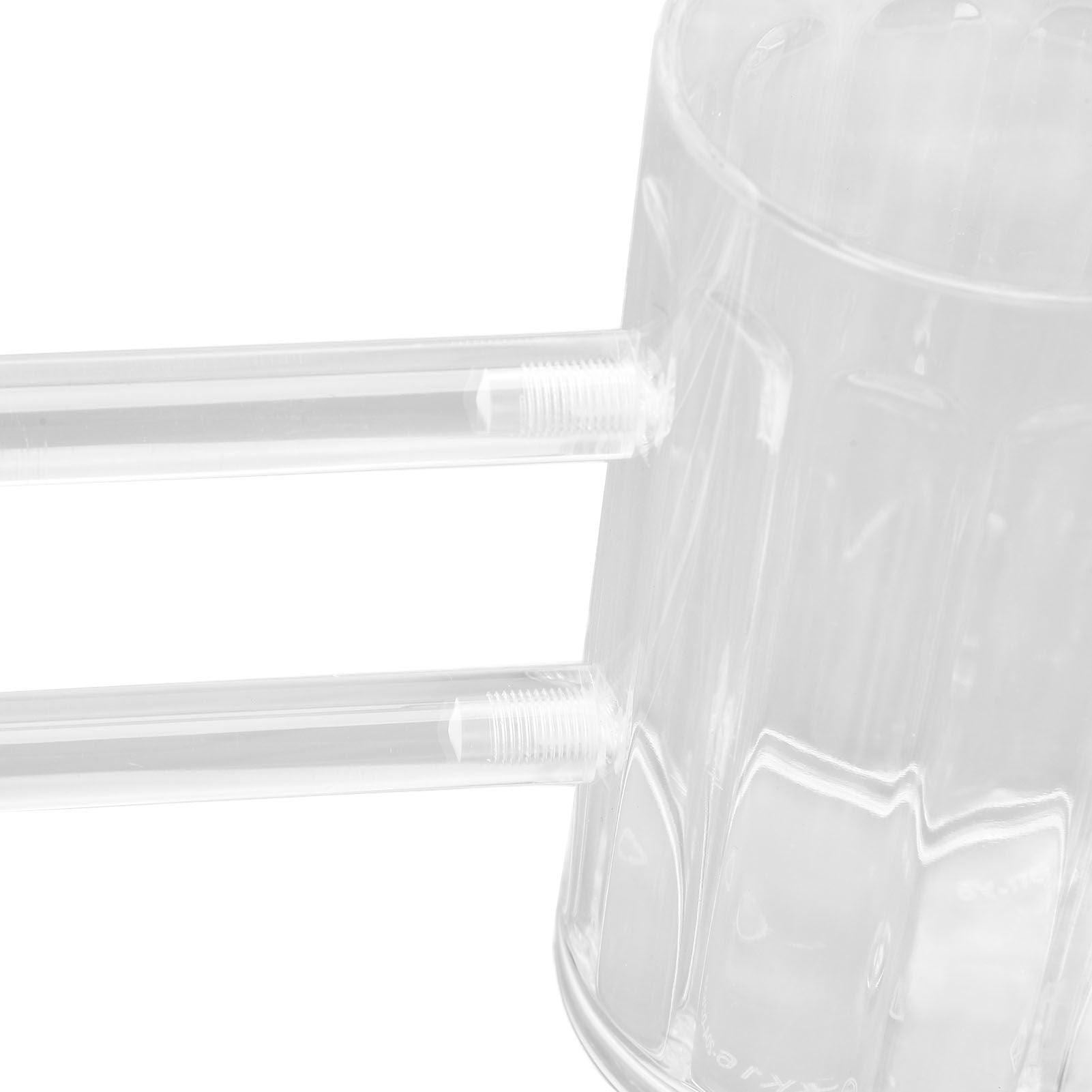 Beer Mug Siamese Anti Drop Exquisite Ergonomics Handle Glass Beer Stein with Connection Tubes for KTV Bar V1294-YM0523-3118210319111