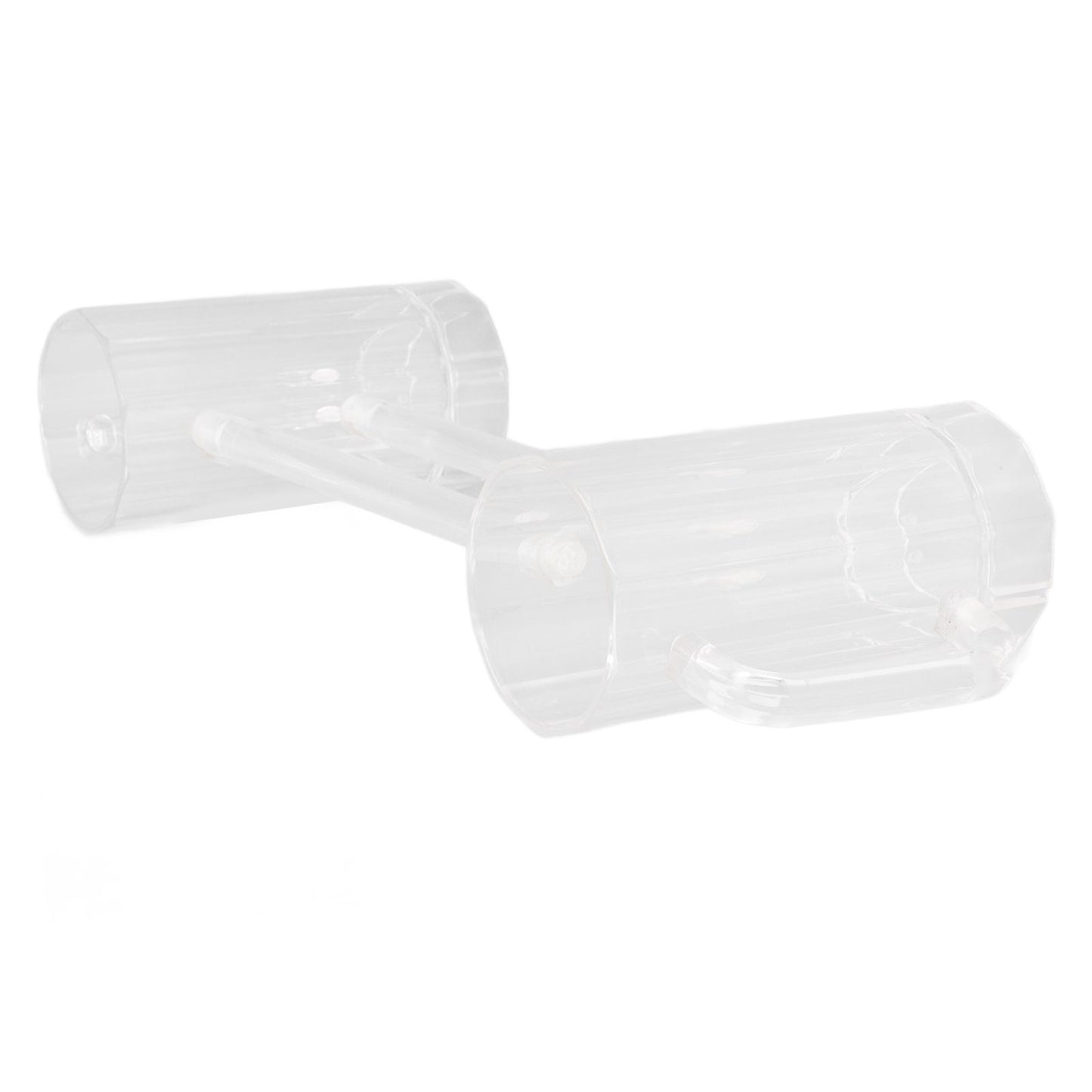 Beer Mug Acrylic Double Conjoined Beer Glass with Handle for Bar KTV Game Competition 430ml / 14.5oz V1294-YM0523-3118210319911
