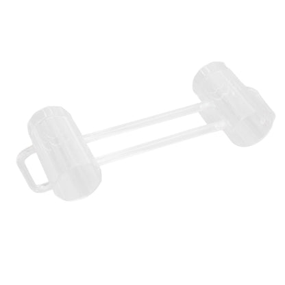 Beer Mug Acrylic Double Conjoined Beer Glass with Handle for Bar KTV Game Competition 430ml / 14.5oz V1294-YM0523-3118210319911