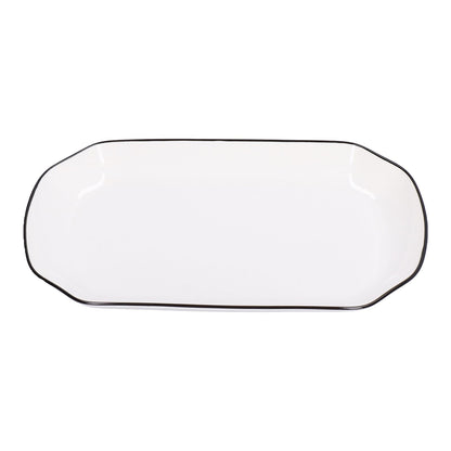12in Dinner Plate Dish 550ml White Ceramic Noodle Soup Fish Plate Kitchen Tableware for Restaurant V1294-YM0523-3118210320311