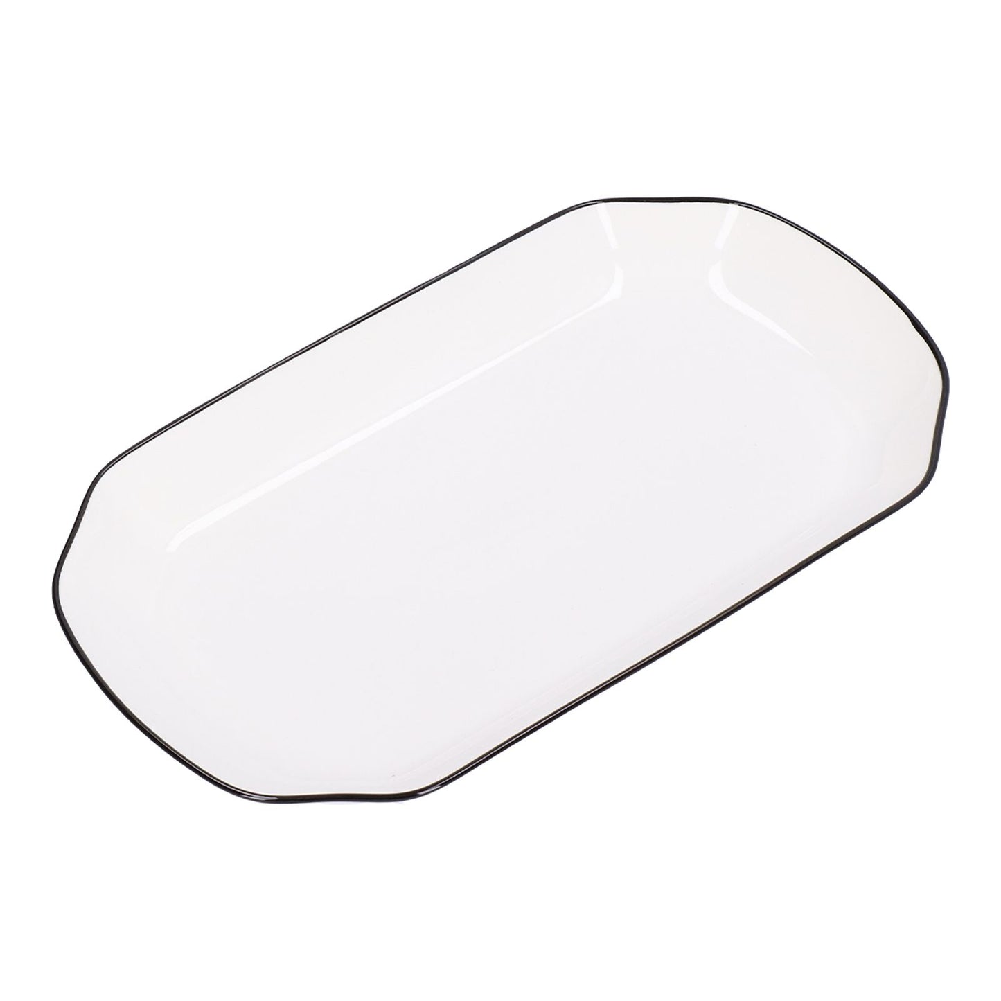 12in Dinner Plate Dish 550ml White Ceramic Noodle Soup Fish Plate Kitchen Tableware for Restaurant V1294-YM0523-3118210320311