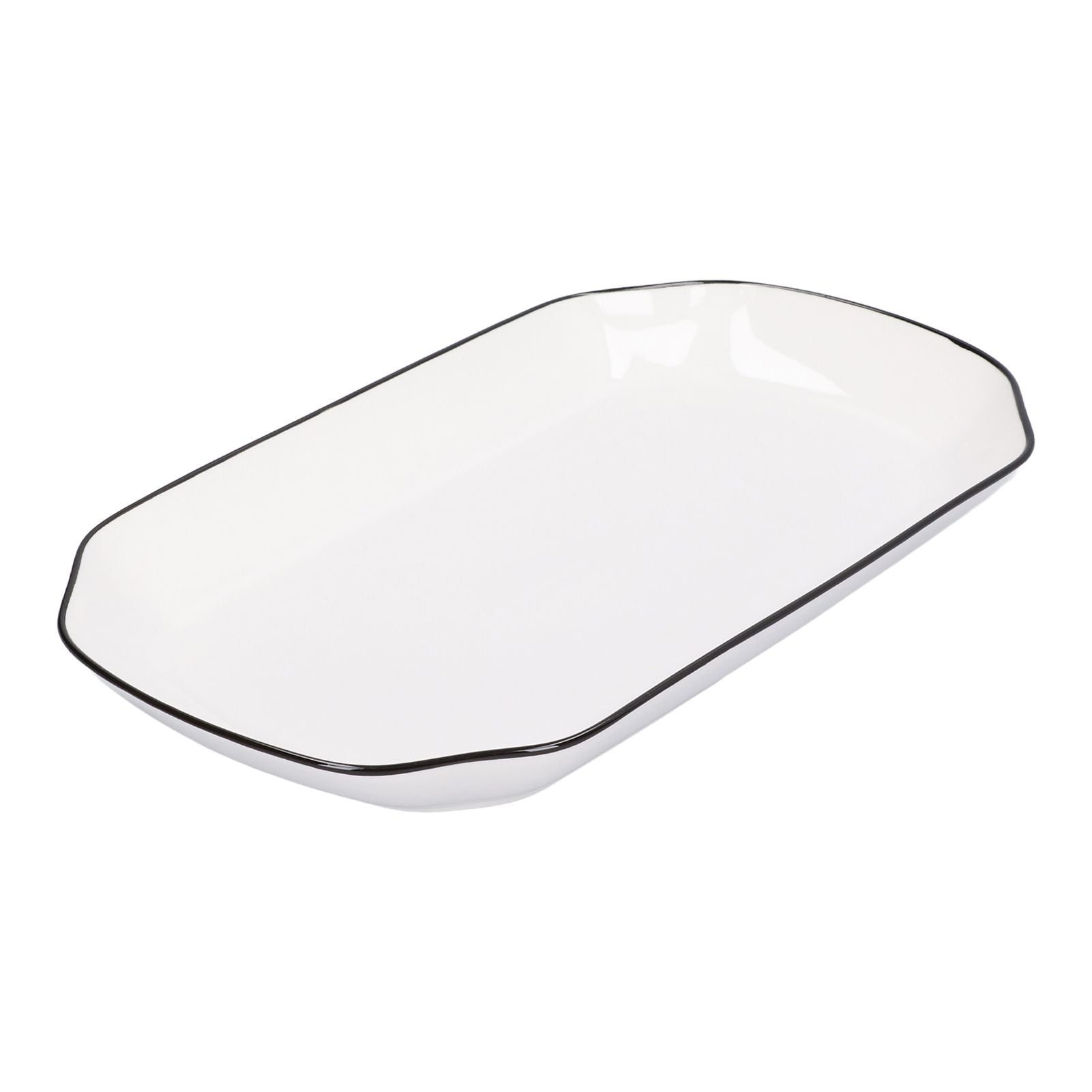 12in Dinner Plate Dish 550ml White Ceramic Noodle Soup Fish Plate Kitchen Tableware for Restaurant V1294-YM0523-3118210320311