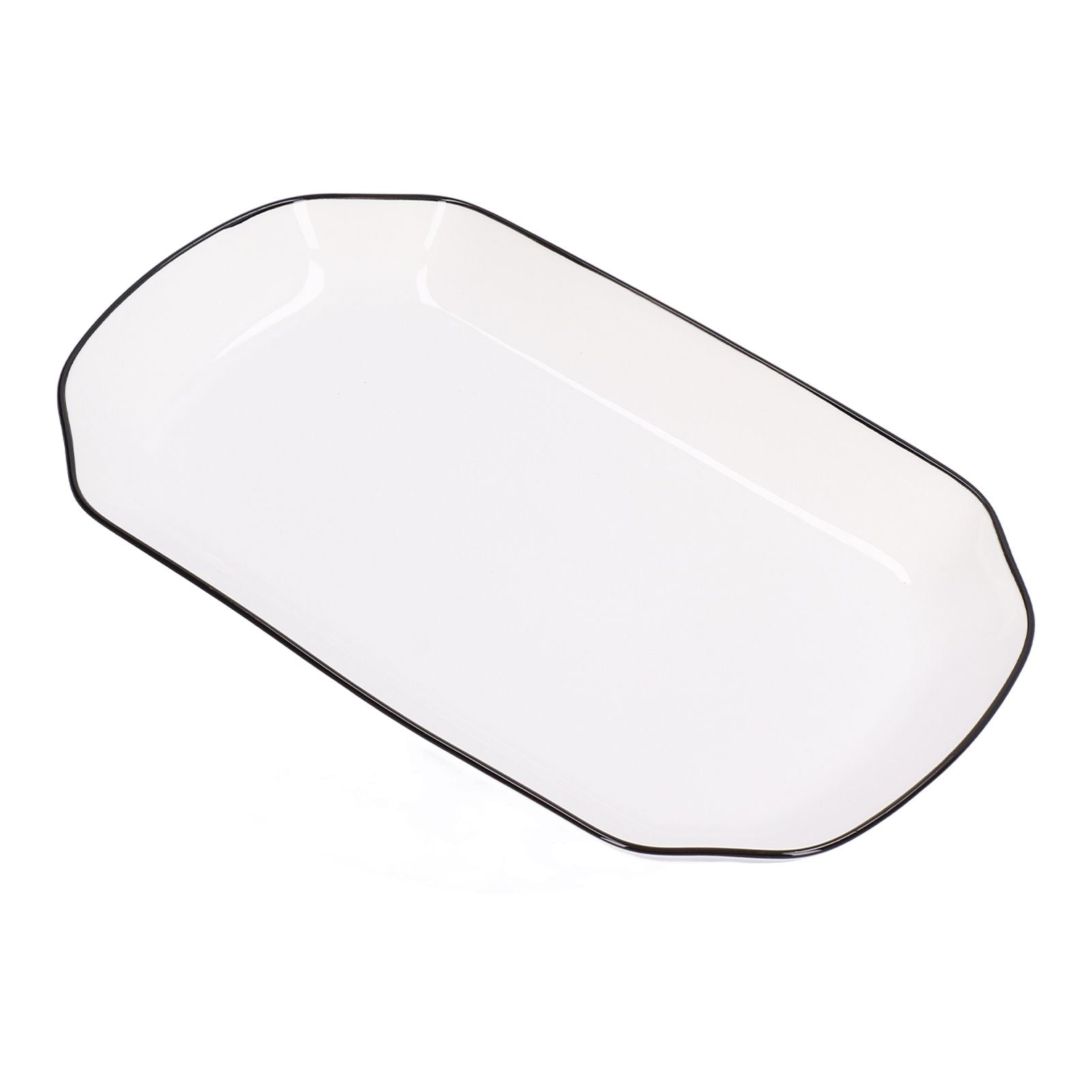 12in Dinner Plate Dish 550ml White Ceramic Noodle Soup Fish Plate Kitchen Tableware for Restaurant V1294-YM0523-3118210320311
