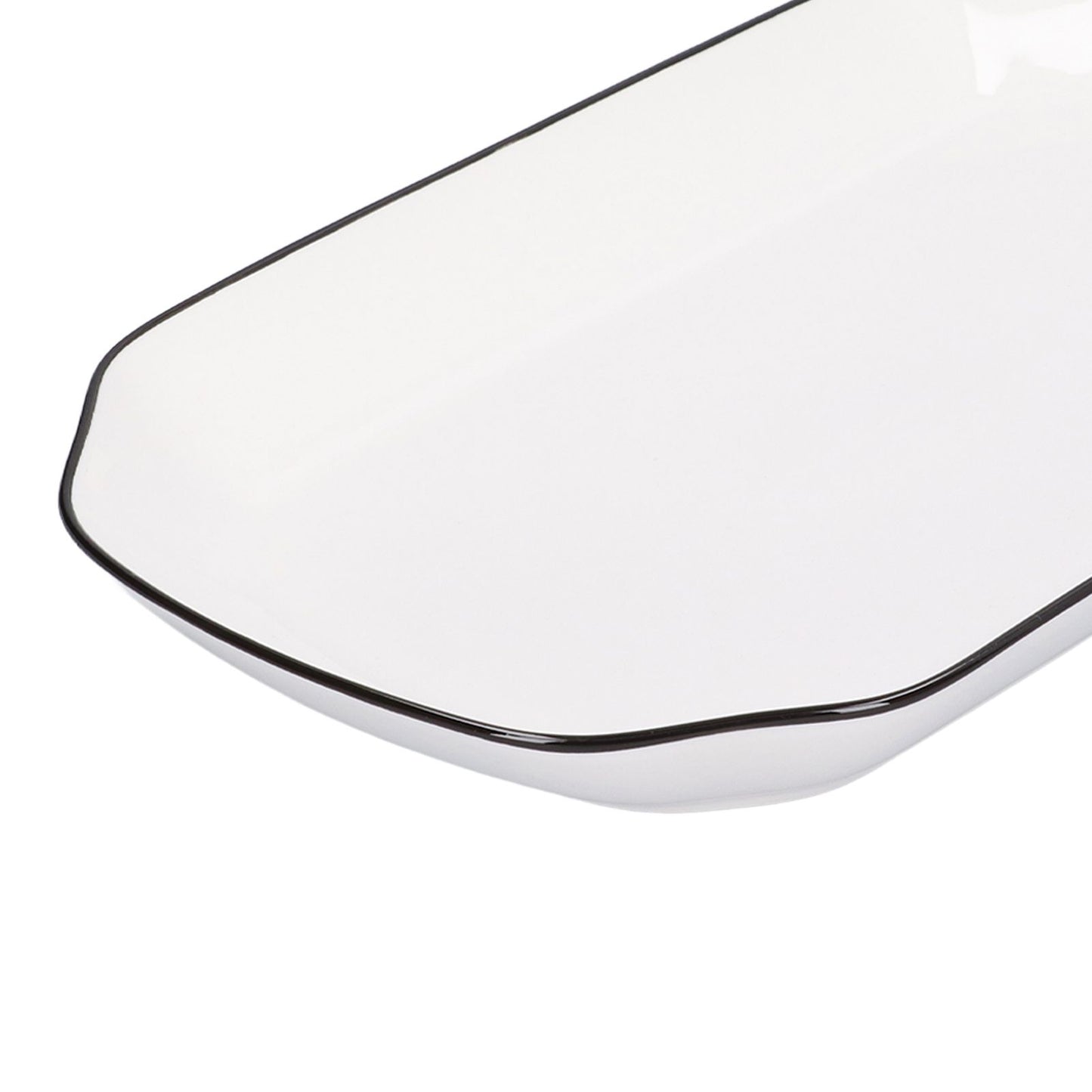 12in Dinner Plate Dish 550ml White Ceramic Noodle Soup Fish Plate Kitchen Tableware for Restaurant V1294-YM0523-3118210320311