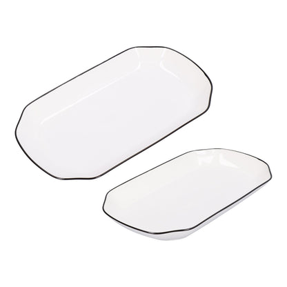 12in Dinner Plate Dish 550ml White Ceramic Noodle Soup Fish Plate Kitchen Tableware for Restaurant V1294-YM0523-3118210320311