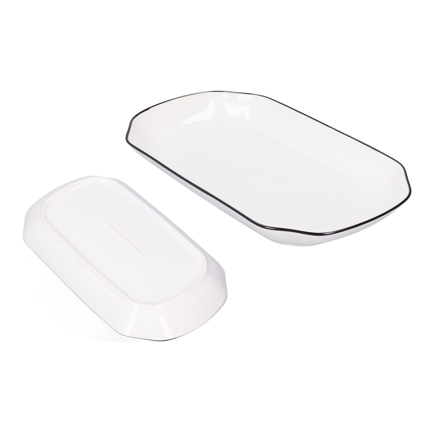 12in Dinner Plate Dish 550ml White Ceramic Noodle Soup Fish Plate Kitchen Tableware for Restaurant V1294-YM0523-3118210320311